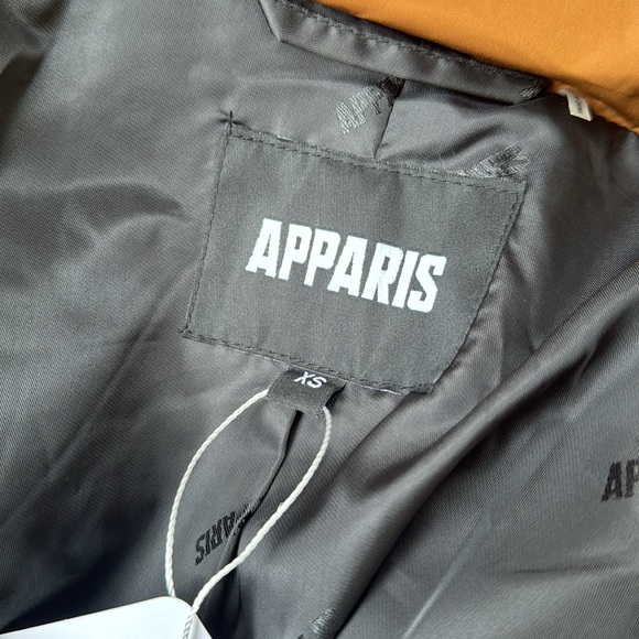 APPARIS Levi Puffer Jacket Sz.XS in Brown - Picture 7 of 7
